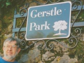 Volunteer Hugo Landecker pulls invasive broom at Gerstle Park