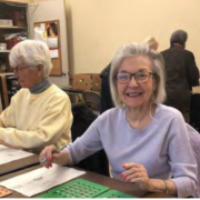 Older adults volunteering