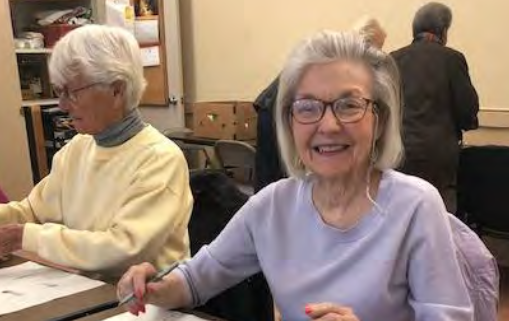 Older adults volunteering